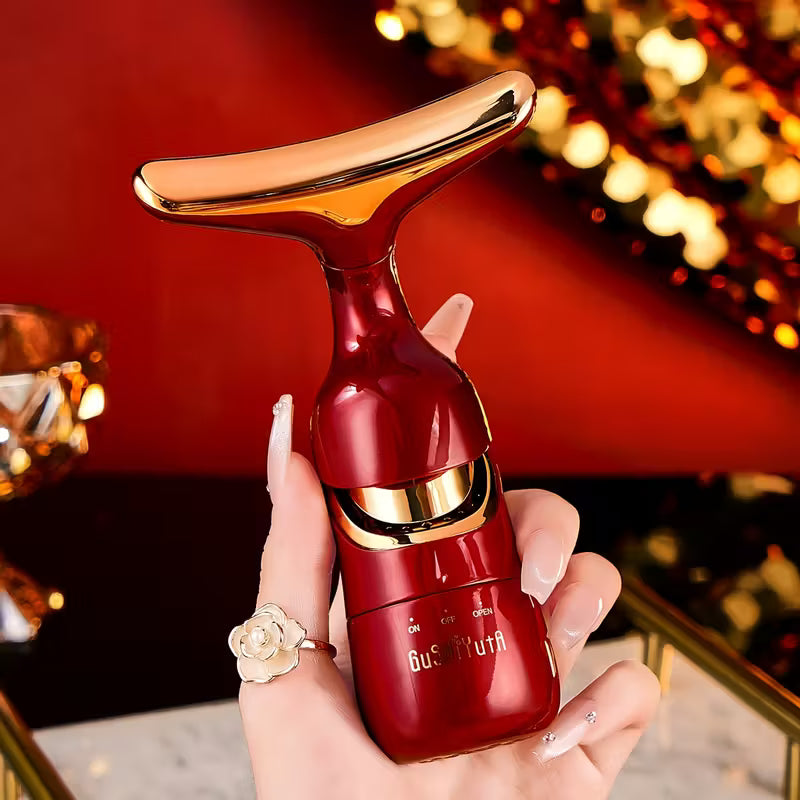 3-in-1 Facial & Neck Massager Beauty Device