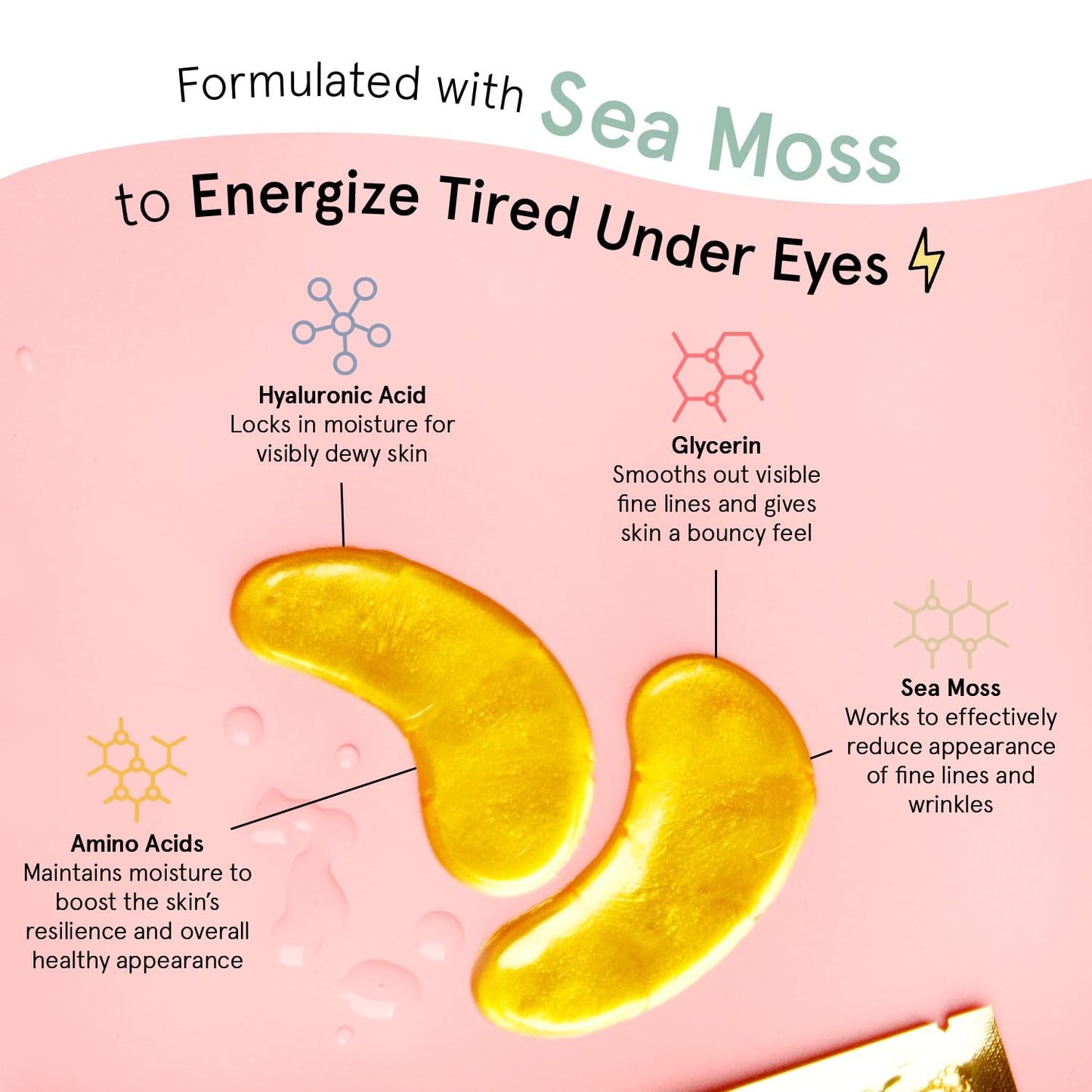 Gold Under Eye Mask Patches 24 Pairs