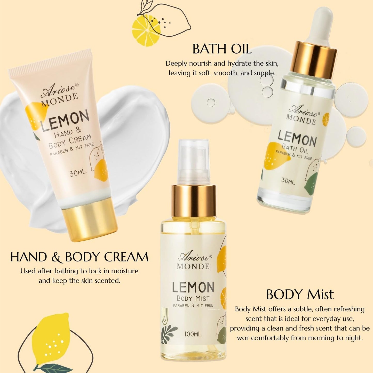Rose Jasmine Spa Gift Set for Women