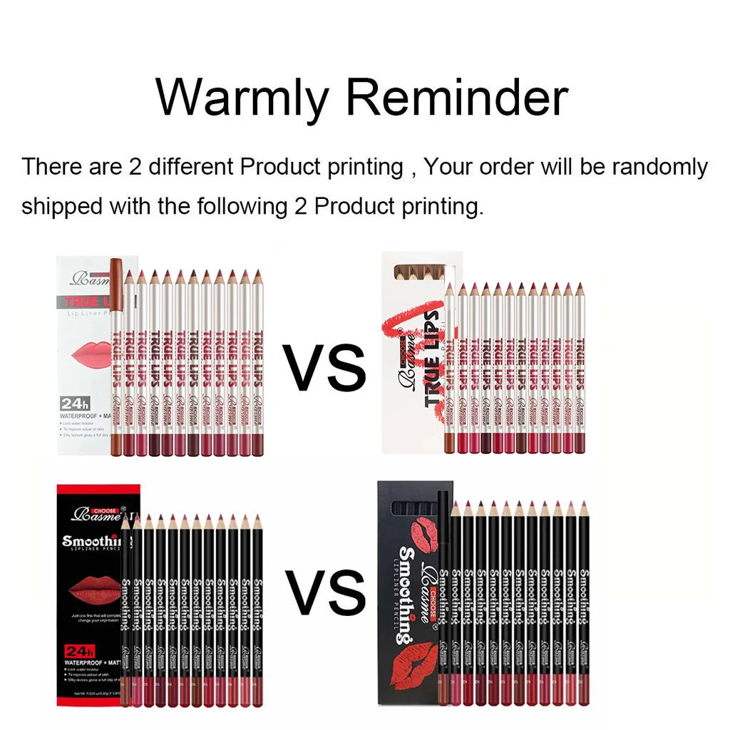 12PCS Matte Lipstick & Lip Liner Set – Long Lasting Velvet Matte Collection 💄