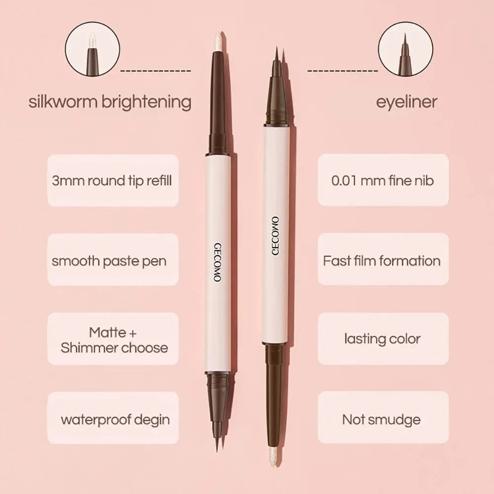 GECOMO Double Ended Shimmer Eyeliner Pen ✨
