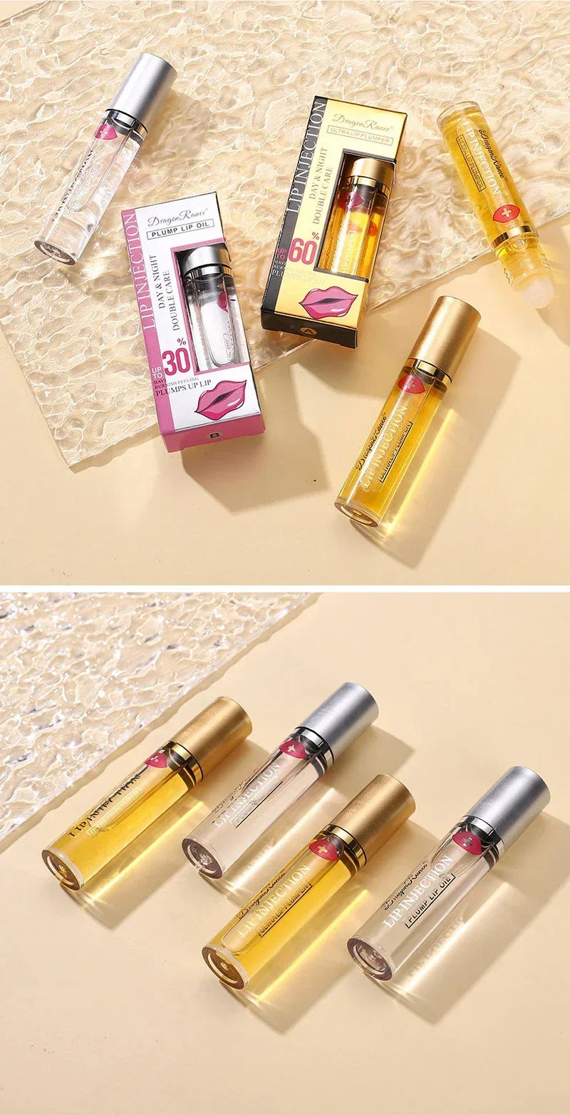 Instant Lip Plumper Oil – Hydrating Volumizing Gloss Serum 💋