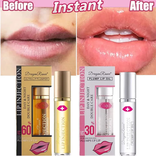 Instant Lip Plumper Oil – Hydrating Volumizing Gloss Serum 💋